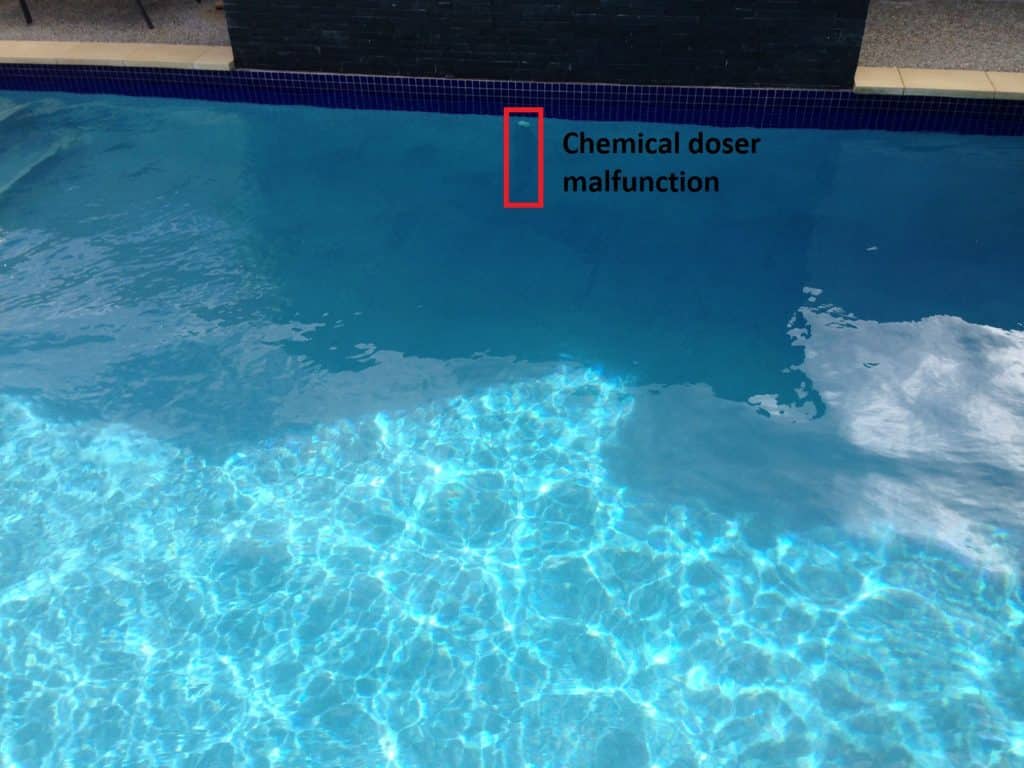 Perth pool chemical doser malfunction